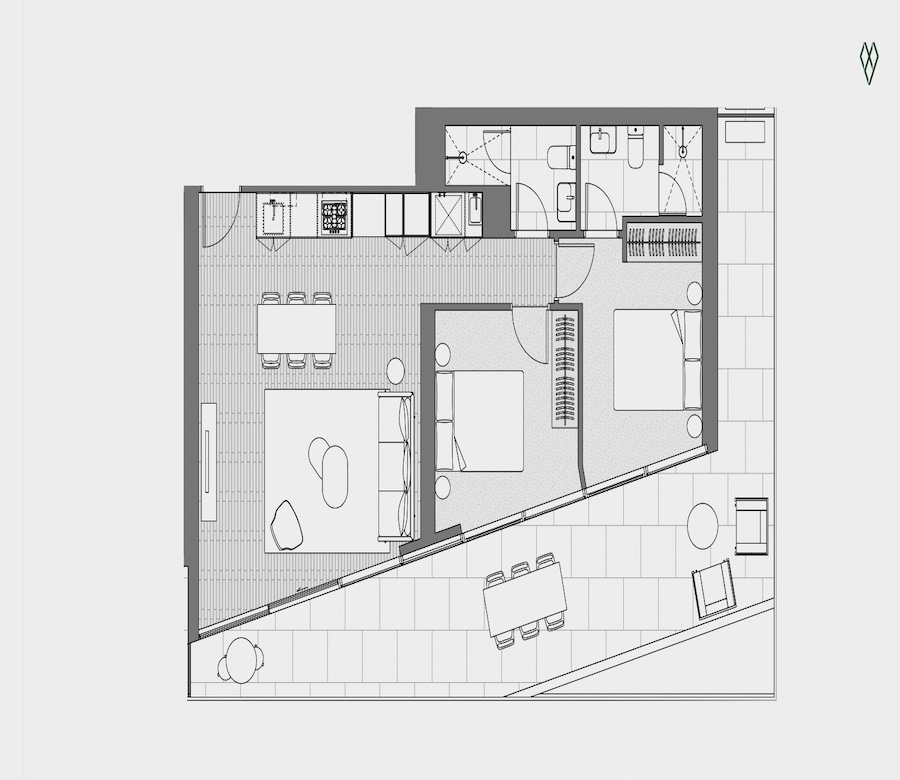 can ho verde 2 phong ngu