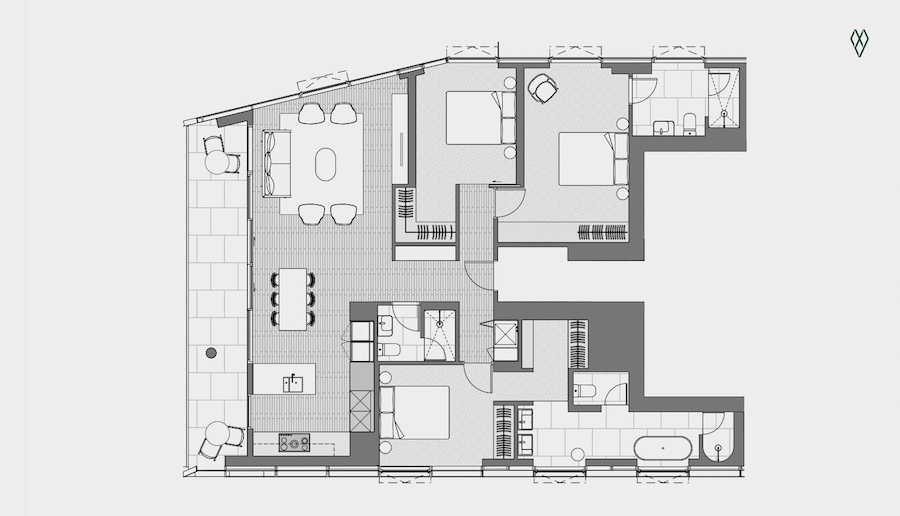 can ho verde 3 phong ngu 2